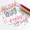 Bút viết thư pháp/Calligraphy Pentel brush Sign pen-fude touch- Bảng màu Pastel mới