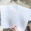 Tranh Tô Màu Vẽ Sẵn - Tranh Vẽ Line Art Tô Màu Nước 300Gsm