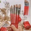 Cọ Vẽ Đầu Bằng Lông Chồn MixMulti Lith Lynna