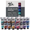 Màu Acrylic Metallic Mont Marte -  Bộ 8 màu
