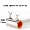 Pát ô gắn bàn địa hình inox