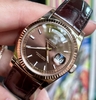 dong-ho-rolex-day-date-118135-oyster-perpetual-mat-chocolate-vang-hong-18k