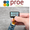 1.51inch Transparent OLED, 128×64 Resolution, SPI/I2C Interfaces, light blue color display