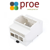 DIN rail ABS Case for Raspberry Pi 5, large inner space, injection moduling