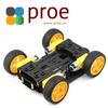 Robot-Chassis Series Smart Mobile Robot Chassis Kit, Options for wheels and chassis