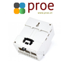 DIN rail ABS Case for Raspberry Pi 5, large inner space, injection moduling