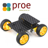 Robot-Chassis Series Smart Mobile Robot Chassis Kit, Options for wheels and chassis