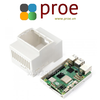 DIN rail ABS Case for Raspberry Pi 5, large inner space, injection moduling