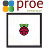 4inch Square Capacitive Touch Screen LCD (C) for Raspberry Pi, 720×720, DPI, IPS, Toughened Glass Cover, Low Power