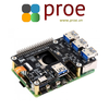 PCIe To USB 3.2 Gen1 HAT for Raspberry Pi 5, PCIe to USB HUB, 4x High Speed USB Ports, driver-free, plug and play, HAT + Standard