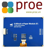 5.65inch e-Paper Module (F) 5.65inch ACeP 7-Color E-Paper E-Ink Display Module, 600×448 Pixels