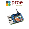 Raspberry Pi OLED/LCD HAT, Onboard 2inch IPS LCD Main Screen and Dual 0.96inch Blue OLED Secondary Screens