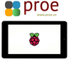 7inch Capacitive Touch Display for Raspberry Pi, with 5MP Front Camera, 800×480, DSI