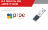 M.2 2280 PCIe SSD ASD+E1T Series, BiCS5 3D TLC, 256GB, 0°C to 70°C