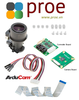 Arducam 13MP Pan Tilt Zoom PTZ Camera for Raspberry Pi 4/3B+/3, IR-Cut Switchable Camera with Metal Base and 2 Digital Servos