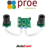 Arducam 12MP*2 Synchronized Stereo Camera Bundle Kit for Nvidia Jetson Nano and Xavier NX, Two 12.3MP IMX477 Camera Modules with CS Lens and Camarray Stereo Camera HAT