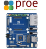 Dual Gigabit Ethernet 5G/4G Base Board Designed for Raspberry Pi Compute Module 4