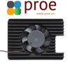 Dedicated All-in-One 3007 Cooling Fan for Raspberry Pi Compute Module 4 CM4, Speed Adjustable, with Thermal Tapes