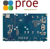 PoE UPS Base Board Designed for Raspberry Pi Compute Module 4, Gigabit Ethernet, Dual HDMI, Quad USB2.0