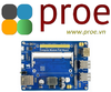 Compute Module IO Board with PoE Feature, for Raspberry Pi CM3 / CM3L / CM3+ / CM3+L
