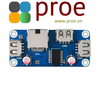 Ethernet / USB HUB HAT (B) for Raspberry Pi Series, 1x RJ45, 3x USB 2.0