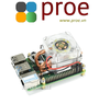 Low-Profile ICE Tower Cooling Fan for Raspberry Pi 4B/3B+/3B, Super Heat Dissipation