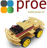 Khung Xe Robot 4WD Mica Racing