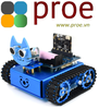 KitiBot for micro:bit Acce C KitiBot Starter Tracked Robot Building Kit Based on BBC micro:bit (optional)