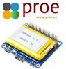 Li-polymer Battery HAT, 5V Output, Quick Charge