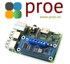 Motor Driver HAT Motor Driver HAT for Raspberry Pi, I2C Interface