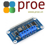 Motor Driver HAT Motor Driver HAT for Raspberry Pi, I2C Interface