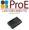 Black ABS Case for Raspberry Pi 4, with Cooling Fan