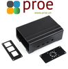 DIN Rail Aluminum Case for Raspberry Pi 4, with Cooling Fan and Heatsinks