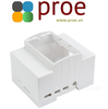 DIN Rail ABS Case for Raspberry Pi 4, Large Inner Space, Injection Moduling