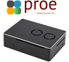 Dual Fan Case for Raspberry Pi 4, Dull-Polish Surface
