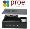 Dual Fan Case for Raspberry Pi 4, Dull-Polish Surface