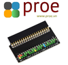 PI400-GPIO-ADAPTER-A Raspberry Pi 400 GPIO Header Adapter, Header Expansion