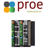 PI400-GPIO-ADAPTER-B Raspberry Pi 400 GPIO Header Adapter, Header Expansion, 2x 40PIN Header