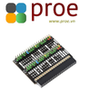 PI400-GPIO-ADAPTER-B Raspberry Pi 400 GPIO Header Adapter, Header Expansion, 2x 40PIN Header