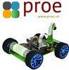 PiRacer AI Kit Acce PiRacer DonkeyCar, AI Racing Robot Powered by Raspberry Pi 4 (NOT included)