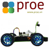 PiRacer AI Kit Acce PiRacer DonkeyCar, AI Racing Robot Powered by Raspberry Pi 4 (NOT included)