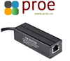 Industrial Gigabit PoE Splitter, Metal Case protection, 5V 2.5A Type-C Out