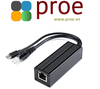 Industrial Gigabit PoE Splitter, Metal Case protection, 5V 2.5A Type-C Out