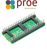 Raspberry Pi Pico H Microcontroller Board, Based on Official RP2040 Dual-core Processor