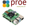 Raspberry Pi PoE+ HAT for Raspberry Pi 3B+/4B, 802.3af/at-compliant