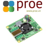 Raspberry Pi PoE+ HAT for Raspberry Pi 3B+/4B, 802.3af/at-compliant