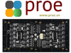 RGB Full-Color LED Matrix Panel, 64×32 Pixels, Adjustable Brightness
