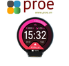 RP2040 Microcontroller Development Board, with 1.28inch Round Touch LCD, Compact size, Accelerometer And Gyroscope Sensor