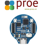 RP2040 Microcontroller Development Board, with 1.28inch Round Touch LCD, Compact size, Accelerometer And Gyroscope Sensor