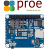 SIM7600CE-JT1S 4G HAT for Raspberry Pi, supports 4G / 3G / 2G communication, for China